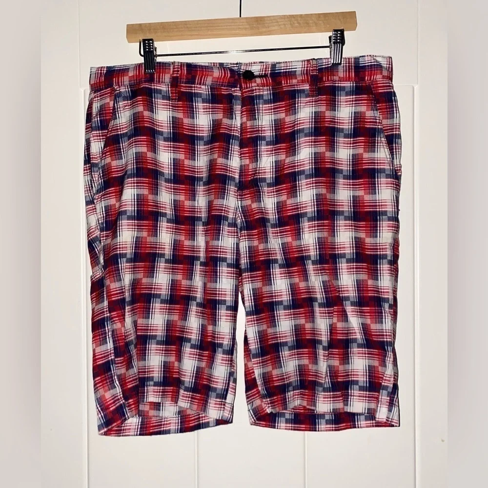 Vintage Verago Men Madra Flat Front‎ Short W36 Colorful Whimsical Bermuda